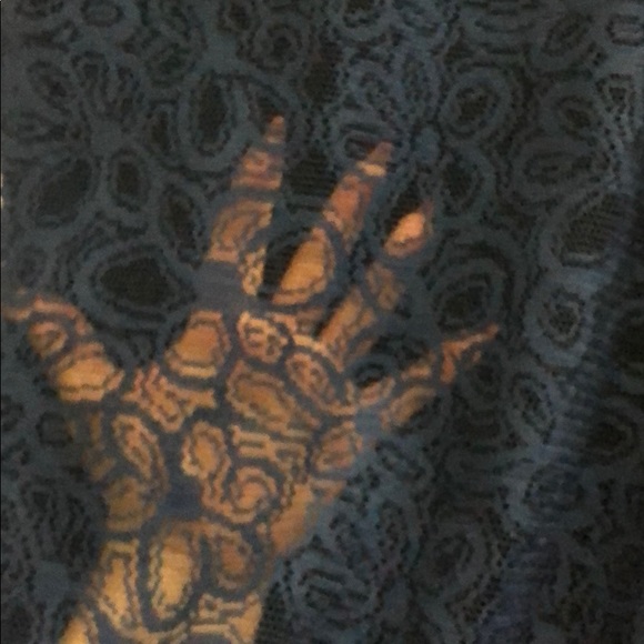 Gorgeous Blue Cardigan with Lace Back - Picture 5 of 6